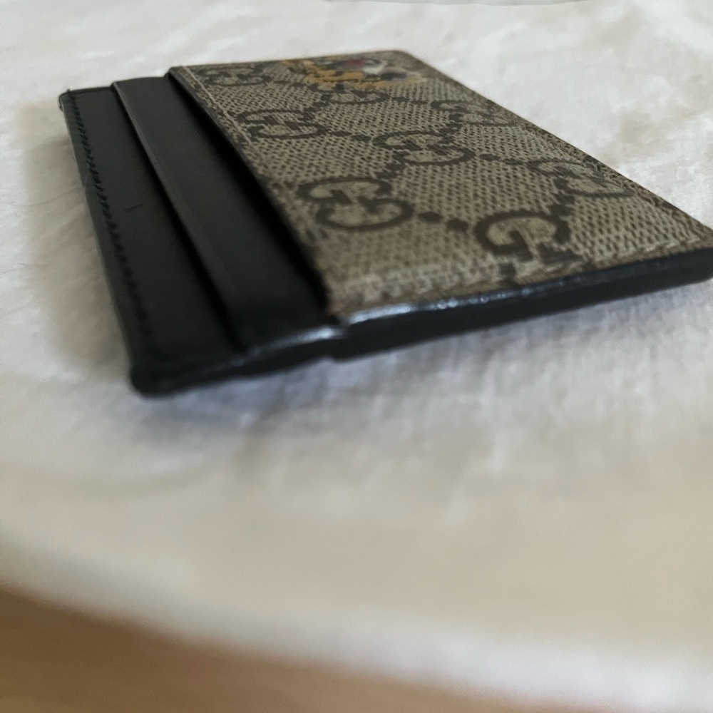 Gucci GG Supreme Monogram Tiger Print Card Holder Ltd Ed Dust bag,Box - Picture 11 of 15